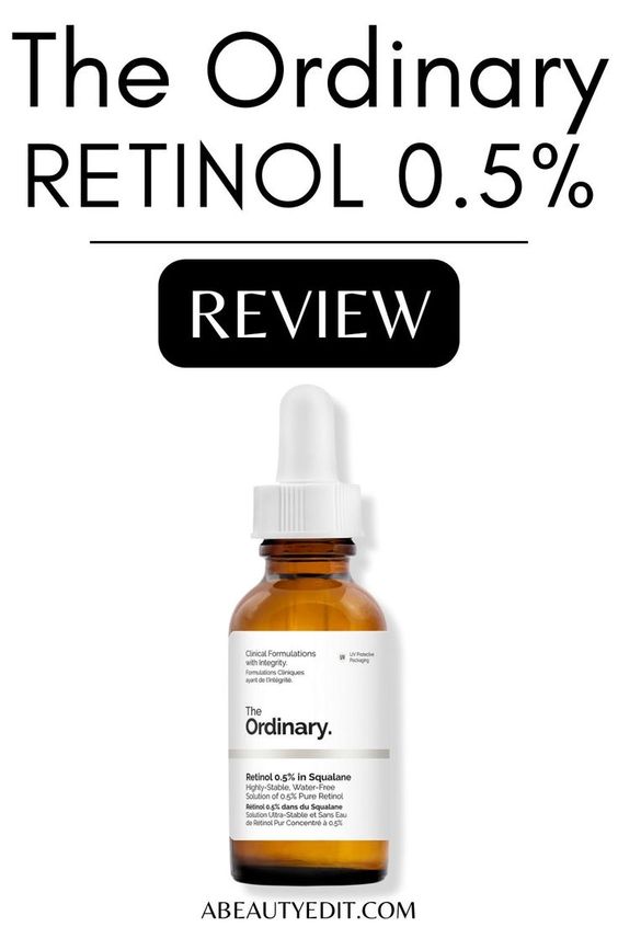 Rétinol 0,5% in Squalane - Sérum Anti-Age [30ml] - The Ordinary