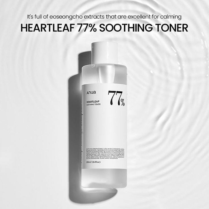 Heartleaf 77% Soothing Toner [250 ml] - tonique apaisant - Anua