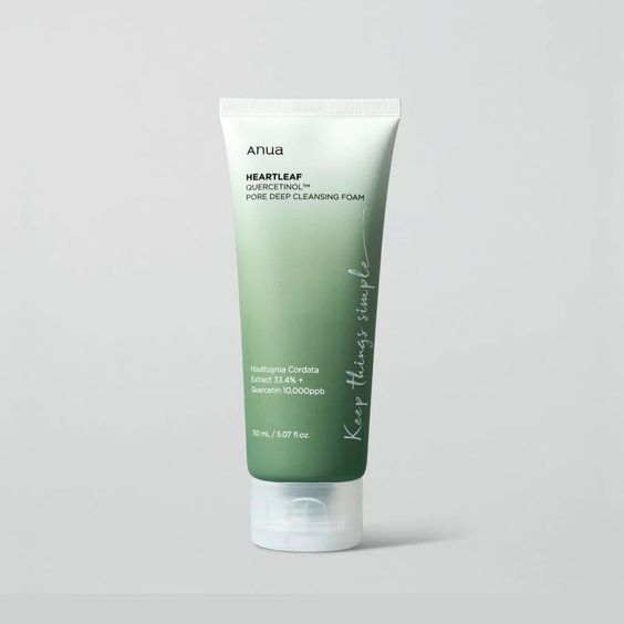 Heartleaf Quercetinol Pore Deep Cleansing Foam - Mousse nettoyante [150ml] - Anua