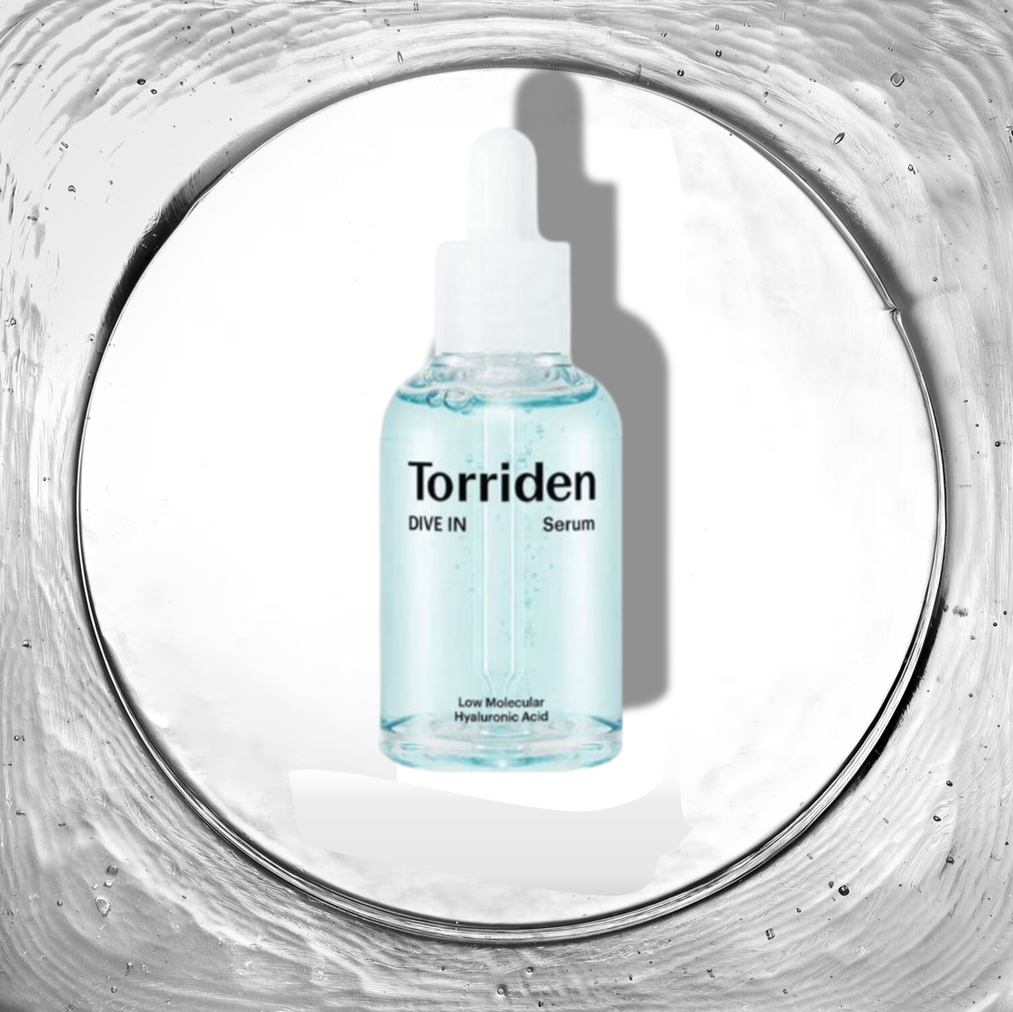 Flacon de Torriden DIVE-IN Sérum Hyaluronique, hydratation profonde K-Beauty, avec livraison rapide au Maroc